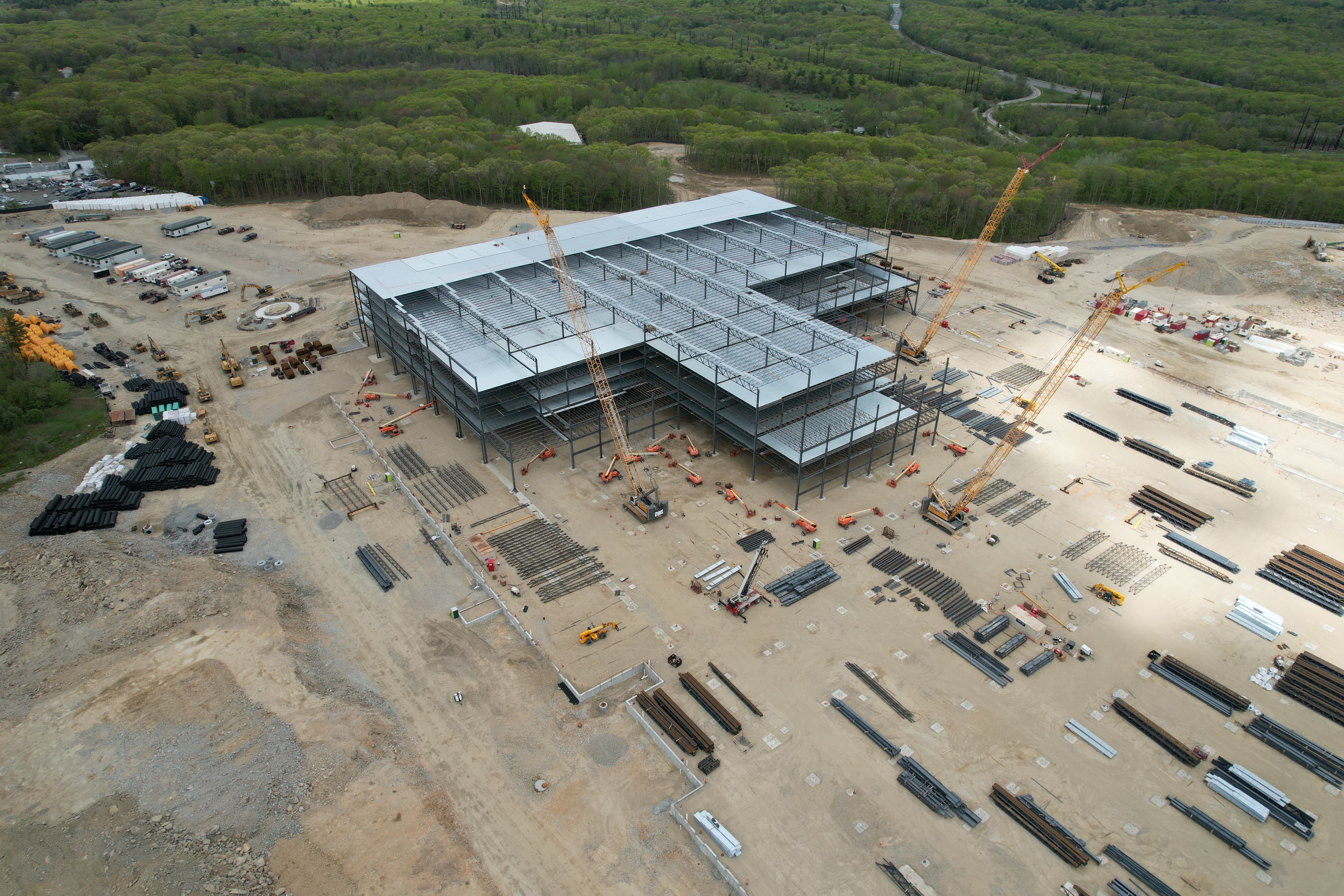 Aerial view of residential property